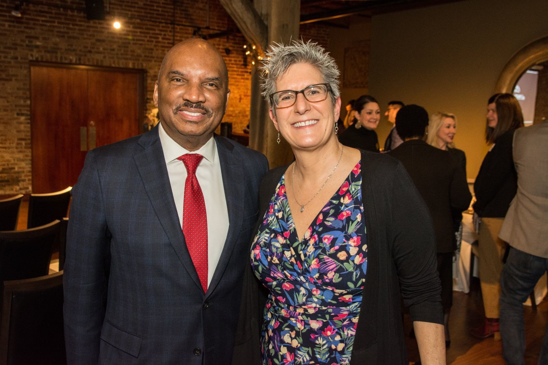 Steven Scott, President of SSM Health Saint Louis University Hospital, Jane Beckman, Honoree
